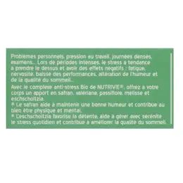 Nutrivie Complexe Anti-Stress Bio 30 comprimés