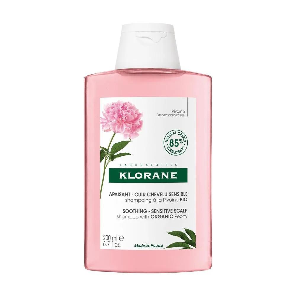 Klorane Shampoo Peonia Bio Lenitivo per Cuoio Capelluto Sensibile 200 ml