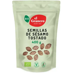 El Granero Integral Semillas de Sésamo Tostado BIO 400 gr