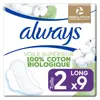 Always Coton Protection Long Serviettes avec Ailettes 9 unités