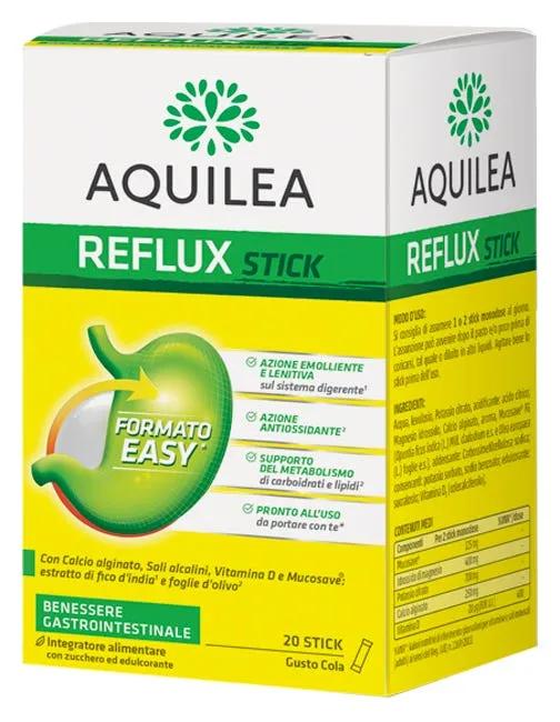 Aquilea Reflux Integratore Benessere Gastrico Stick 20 Stick