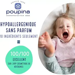 Poupina Soins Bébé La Lingette Naturelle 60 unités