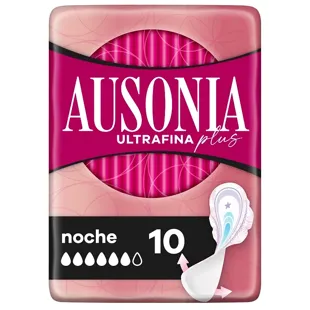 Ausonia Ultrafine Plus Night 10 Units