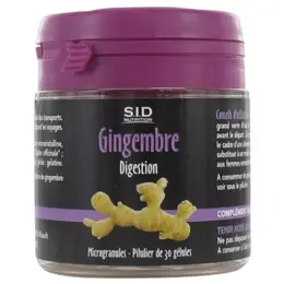 SID Nutrition Phyto Classics Gingembre Digestion 30 gélules