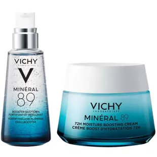 Vichy Minéral 89 50 ml + Leichte Creme 50 ml
