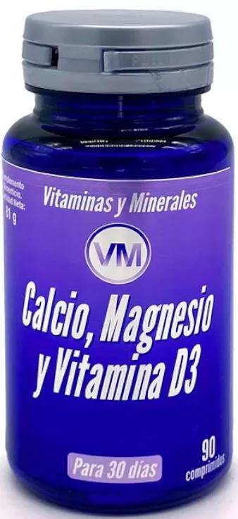 Ynsadiet Calcio, Magnesio, D3, Silicio 90 Comprimidos