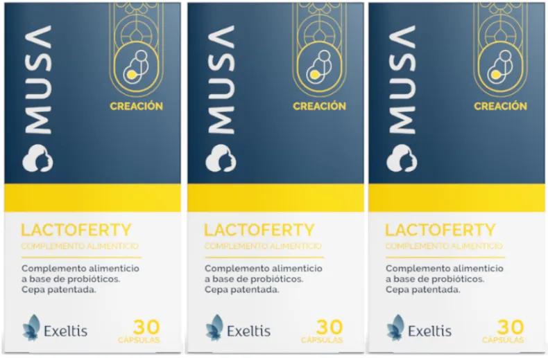 Musa Lactoferty Vruchtbaarheid 3x30 capsules