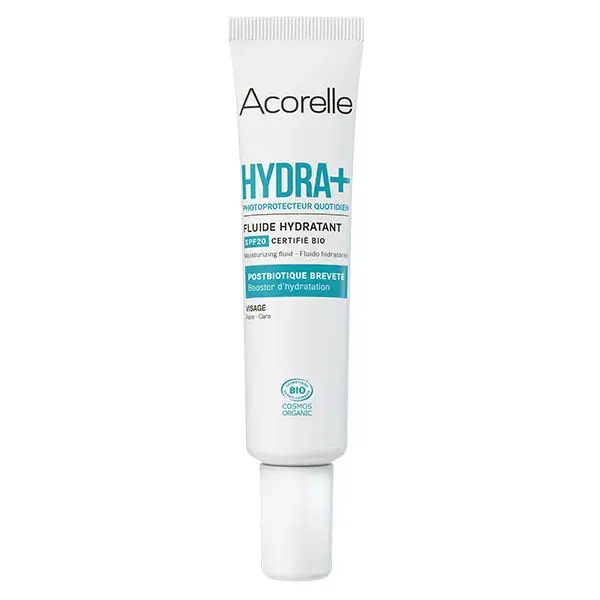 Acorelle Hydra+ Moisturizing Facial Fluid SPF20 Organic 40ml