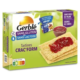 Gerblé Senza Glutine & Senza Lattosio Tartine Crac' Form 250g