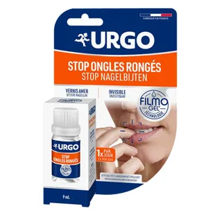 Posizione di smalto Urgo Filmogel Stop vernice molto amaro invisibile 9ml