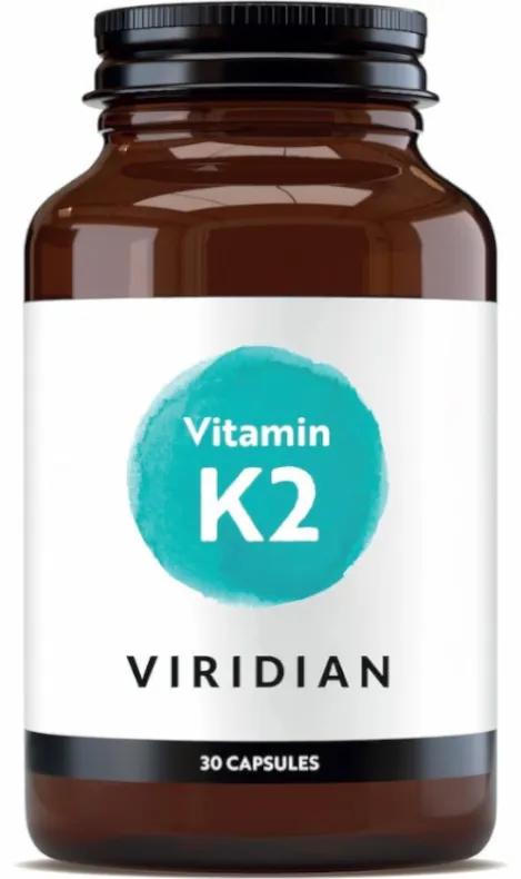 Viridian Vitamine K2 50ug 30 Capsules Vegan