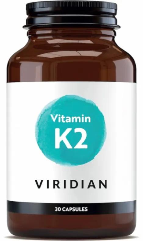 Viridian Vitamin K2 50ug 30 Vegan Capsules