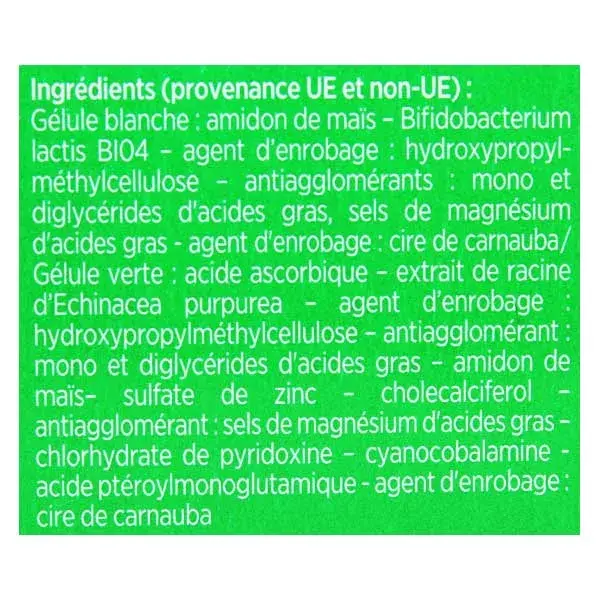 Berocca Immunité Défense Vitamine D, C et B Zinc Lot de 2 x 28 gélules végétales