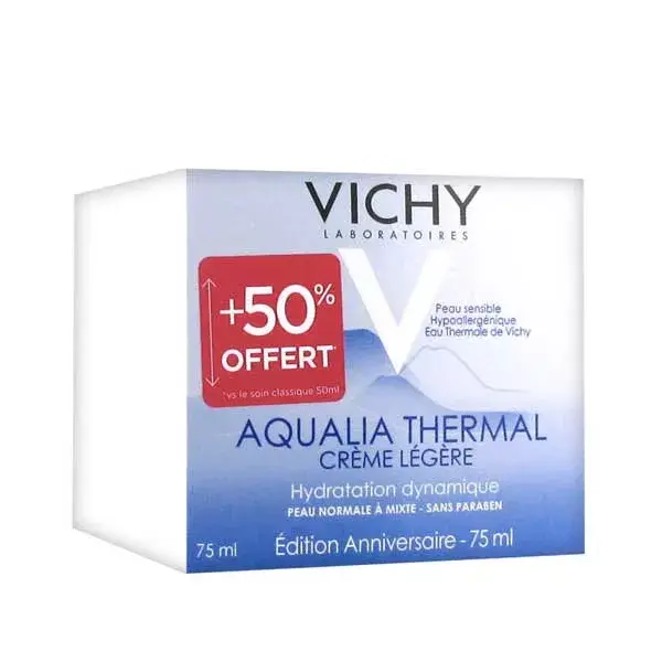 Vichy Aqualia Thermal Crema Leggera 75 ml + 50% Gratis