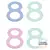 Nuk 2 Soft and Rigid Teething Rings – mixed