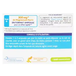 Nutreov Physcience Magne Control 20 Ampoules Goût Miel/Orange