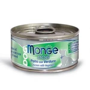 Monge Dog Pollo Con Verdure Cibo Umido Per Cani Adulti 95G