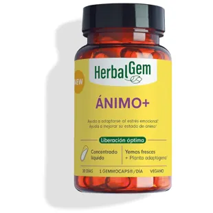 HerbalGem Ánimo+ 30 Vegan Capsules