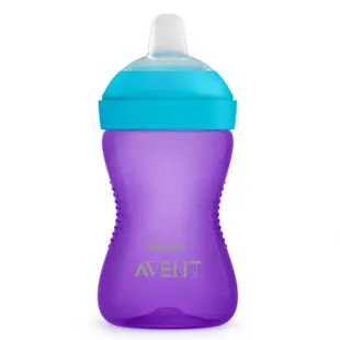 Tazza Avent viola con beccuccio morbido da 300 ml