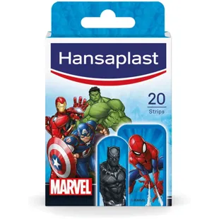 Hansaplast Band-Aids Infantis Marvel 20 unidades