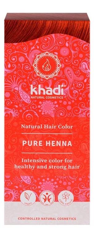 Khadi Henna Natural 100% pura Vermelho 100gr