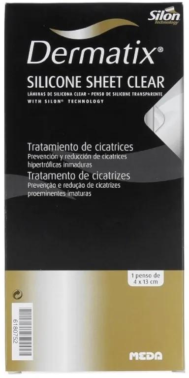 Dermatix Klare Silikonfolie 4x13cm