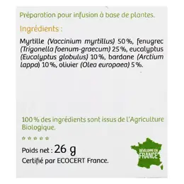 Vitavea - BioNutrisanté - Infusion Taux de sucres - 20 sachets