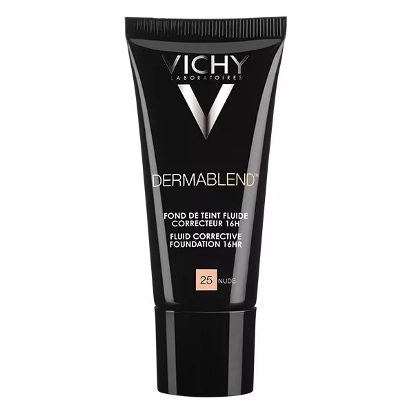 Vichy Dermablend Fondotinta Fluido 25 Nude 30ml