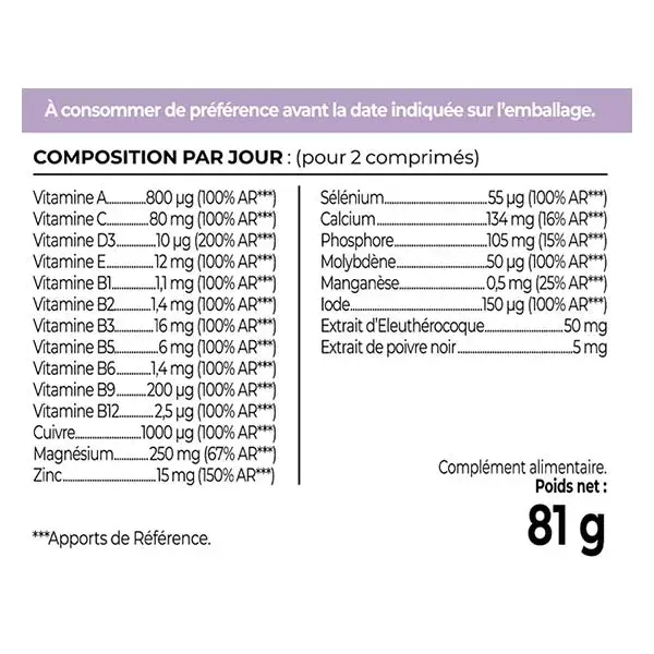 Granions 22 Vitamines Défenses Immunitaires 90 comprimés