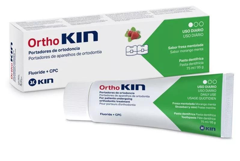 Imagen de Kin OrthoKin Pasta Dentífrica Fresa Mentolada 75 ml