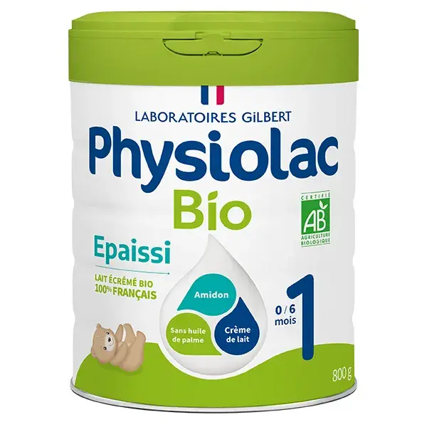 Physiolac Organic Milk 1st Age Thickened Formula 800g