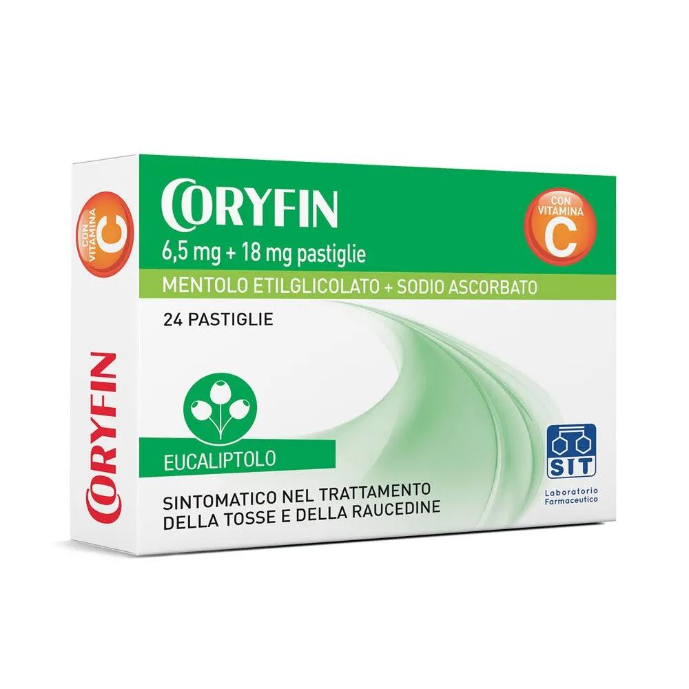 Coryfin C Mentolo 6,5mg + 18mg Tosse 24 Caramelle