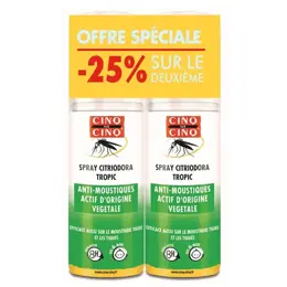 Cinq sur Cinq Spray Anti-Moustiques Citriodora Lot de 2 x 100ml