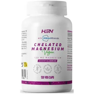 HSN Albion Magnesium Bisglycinate (125mg Magnesium) 120 Vegan Capsules