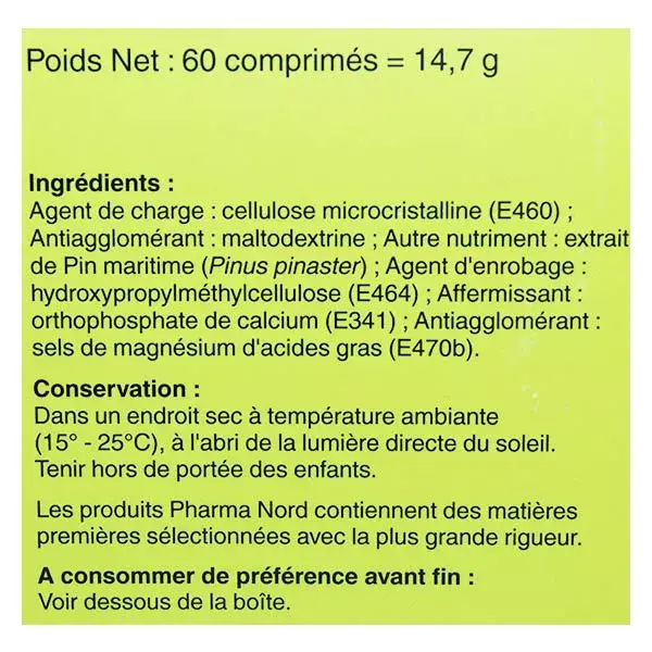 Pharma Nord ActiveComplex Pycnogenol 60 comprimés