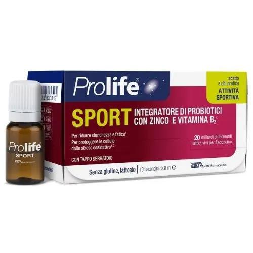 ProLife Sport Integratore Contro Stanchezza e Fatica 10 Flaconcini