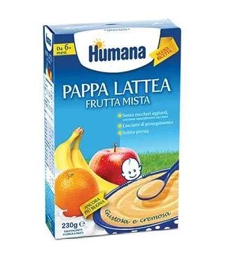 Humana Pappa Lattea Frutta Mista 230 g