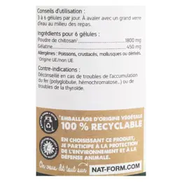 Nat & Form Original Chitosan 200 gélules