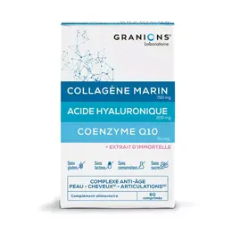 Granions Complexe Collagène Acide Hyaluronique & Coq10 60 comprimés