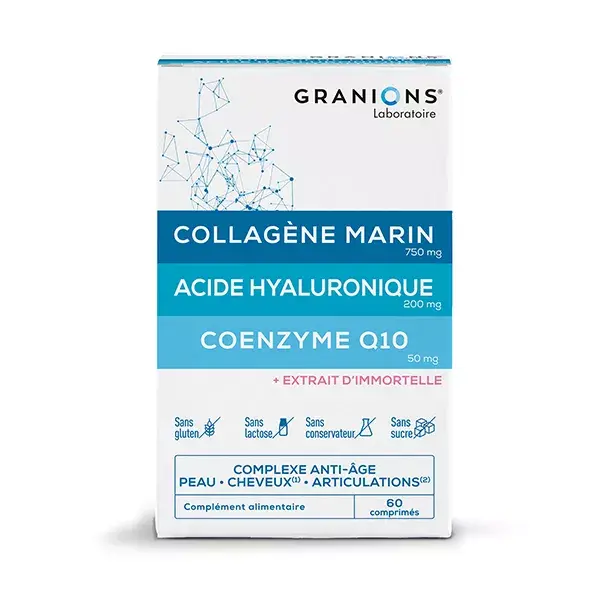 Granions Complexe Collagene Acido Ialuronico & CoQ10 60 Compresse