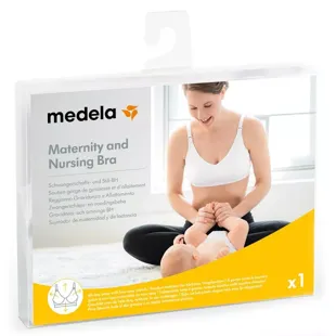 Sutiã de maternidade e amamentação Medela tamanho XL branco