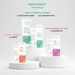 GRANIONS Crème Eczema - Anti Démangeaisons - Peau irritée - Sans Cortisone-30mL