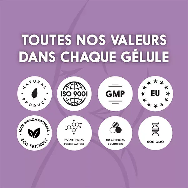 Collagène Vegan + Acide Hyaluronique 180 Gélules - Peau, Os, Articulations - Neuf