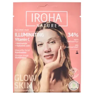 Iroha Nature Pure Vitamin C + Hyaluronic Acid Fabric Mask 1 unit