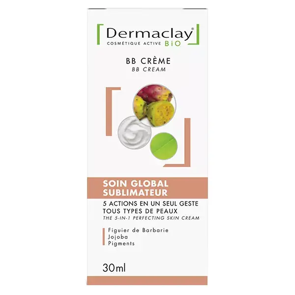 Dermaclay BB Crème Soin Global Sublimateur Bio 30ml