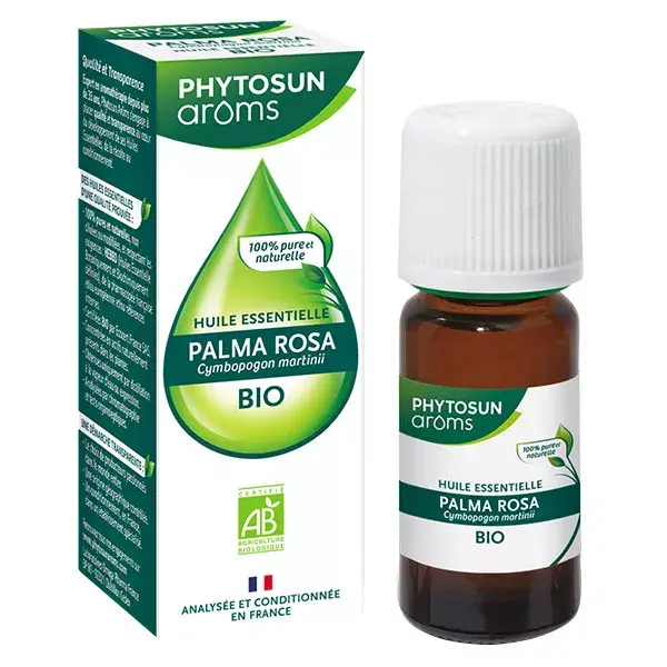 Phytosun Aroms Palma Rosa Essential Oil Organic 10ml