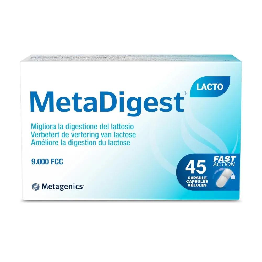 Metagenics Metadigest Lacto Integratore Digestione Lattosio 45 capsule