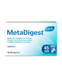 Metagenics Metadigest Lacto Integratore Digestione Lattosio 45 capsule