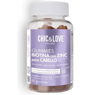 Chic&amp;Love Wellnes Hair&amp;Nails Forte 60 Gummies