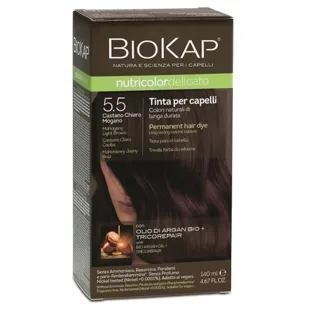 Biokap Delicato Dye 5.50 Light Brown Mahogany 140 ml